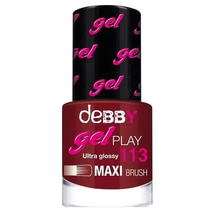 Oja Gel Debby Gelplay 113 Dark Cherry, 10ml, Ultra glossy Reducere specială