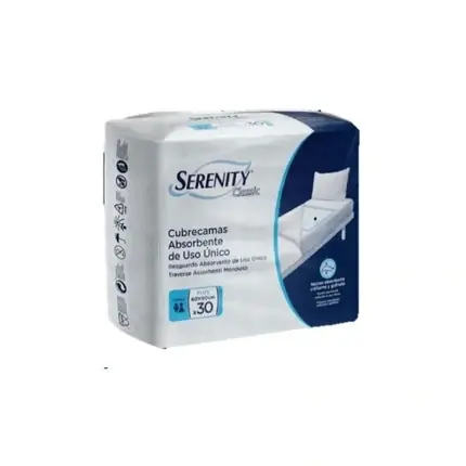 Mai ieftin Cubrecamas absorbent Serenity Classic, 60x90 cm, 30 bucăți