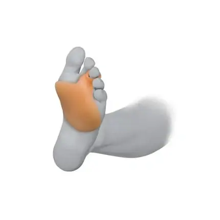 Retur gratuit Prim Prim Comforsil Metatarsal Pad, portocaliu