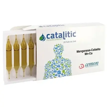 Retur gratuit Cemon Catalitic Oligoelements Manganese Cobalt Mnco, 20 fiale x 2ml
