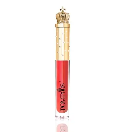 Premium Gloss buze Pompöös No. 03 Coral, ambalaj cu coroană aurie, 2ml
