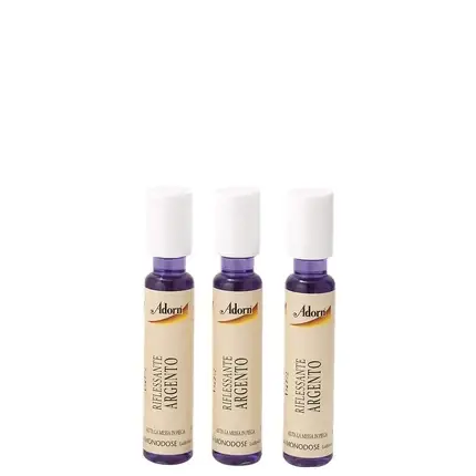 Cumpărături sigure Serum pentru păr Adorn - Ampule argintii, set de 3