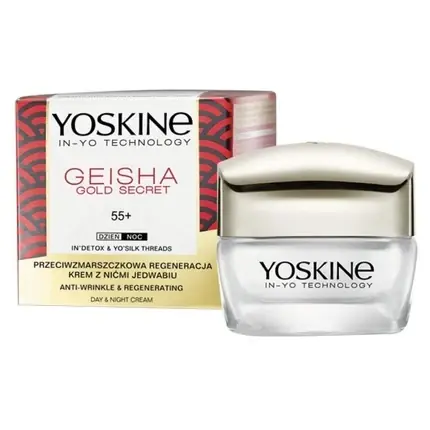 Preț promoțional Yoskine Geisha Gold Secret 55+ Cremă de Zi și Noapte, 50ml
