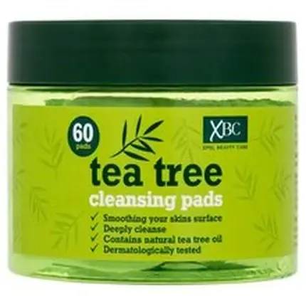 Șervețele demachiante Xpel Tea Tree Cleansing Pads, 60 bucăți, culoare verde Reducere extra