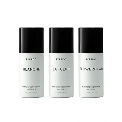 Preț promoțional Byredo Triple Gagnant Boise Hair Perfume, Parfum pentru Păr, Set 3 X 30 Ml, Alb/Negru