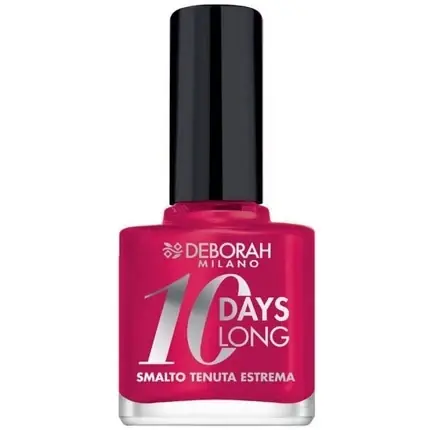 Livrare expres Smalto unghii Deborah Milano 10 Days Long 895, roz intens, sticlă cu pensulă