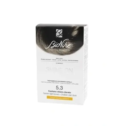 Cumpără acum Bionike Shine On Tratament Colorant Păr 53 Castan Deschis Aurat