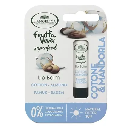 Balsam de buze Frutta Viva Cotton & Almond, 10g, L‘Angelica Cel mai bun preț