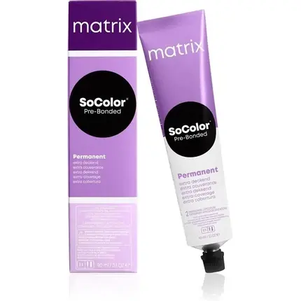 Culoare permanentă pentru păr, Matrix SoColor Pre-Bonded 509av Light Blonde Ash Purple Extra Opaque, 90ml Nu rata