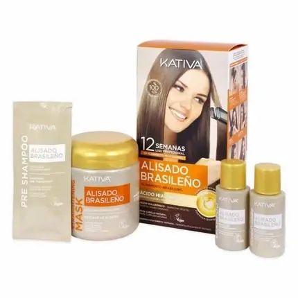 Retur gratuit Set Tratament Păr Kativa Brazilian Straightening