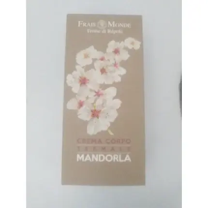 Popular Crema de corp Frais Monde, 200ml, ambalaj carton bej cu flori albe