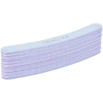 Set de 10 file pentru unghii, Bifull, Curve, 10 bucăți, negru/alb Calitate înaltă