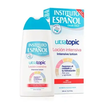 Loțiune Corporală, Instituto Español, Ultratopic Intensive Unscented, 300ml Livrare expres
