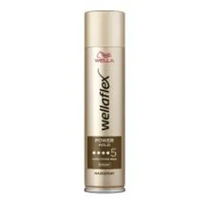 Preț promoțional Spray fixativ păr Wellaflex Power Hold Mega Strong, 313 g, auriu
