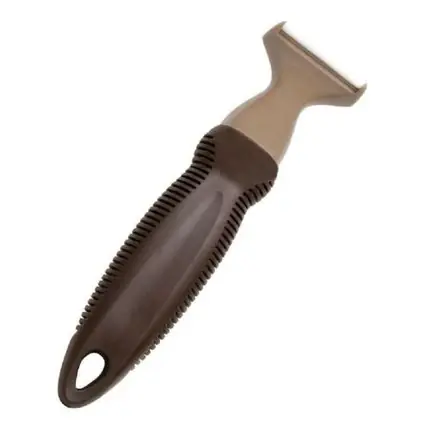 Pieptene pentru coafor Gloria model 20 din plastic, culoare maro Livrare expres