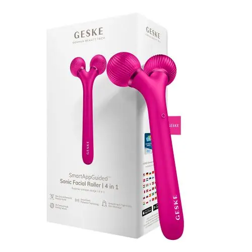 Preț promoțional GESKE GESKE Sonic Facial Roller 4 in 1