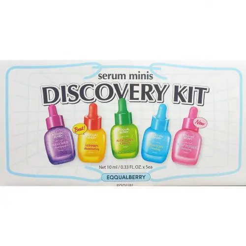 Ieftin EQQUALBERRY EQQUALBERRY Serum Minis Discovery Kit, 5 x 10 ml