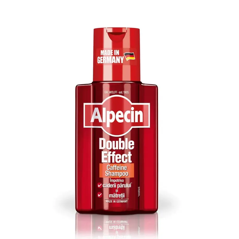Şampon Alpecin Double Effect Caffeine, 200 ml, Dr. Kurt Wolff Retur gratuit