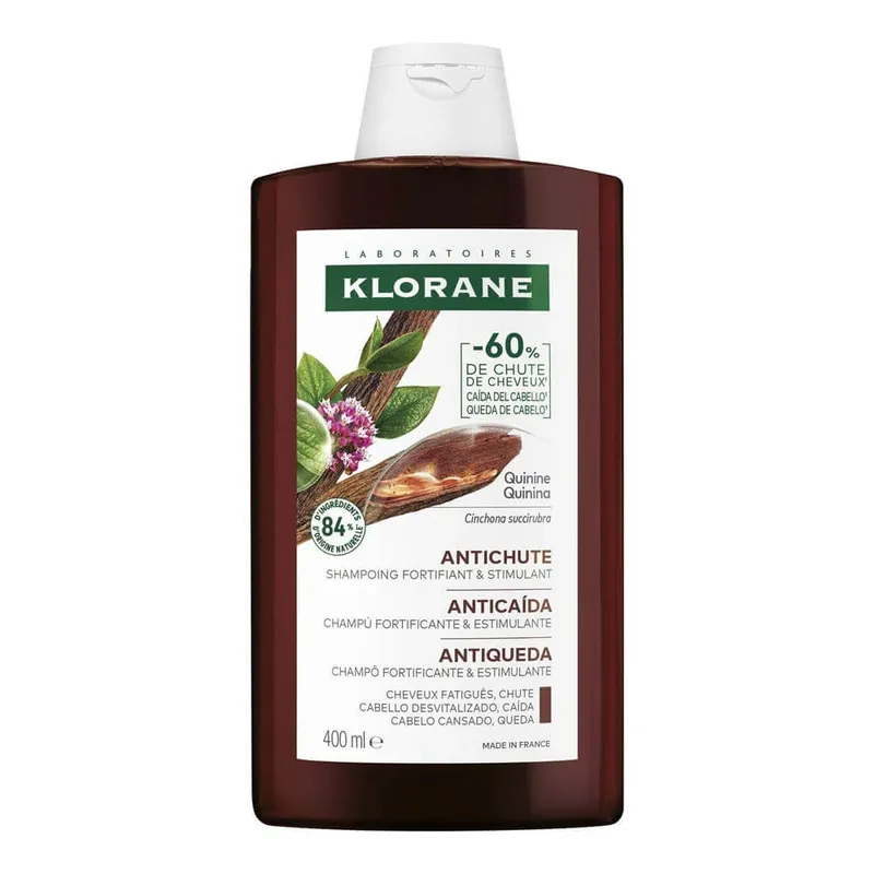 Klorane Quinine Șampon de întărire și stimulare anti-cădere pentru părul obosit 400ml Reducere