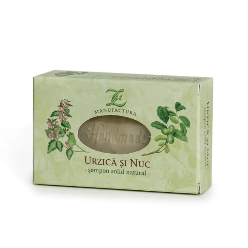 Sampon solid urzica si nuc, 100 ml, ZL Manufactura Cumpără acum
