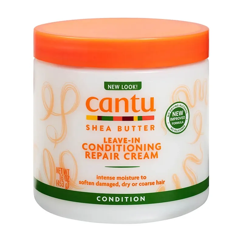 Crema leave-in reparatoare pentru par, 453 g, Cantu Popular