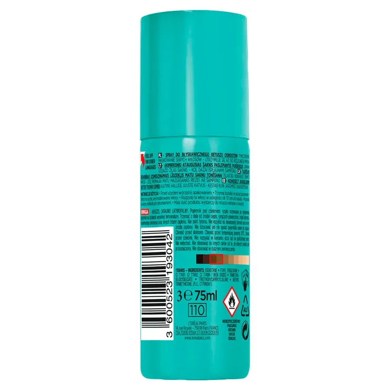 Comandă acum L‘Oréal Magic Retouch, spray de retușare a rădăcinilor, nr. 2 maro închis, 75 ml