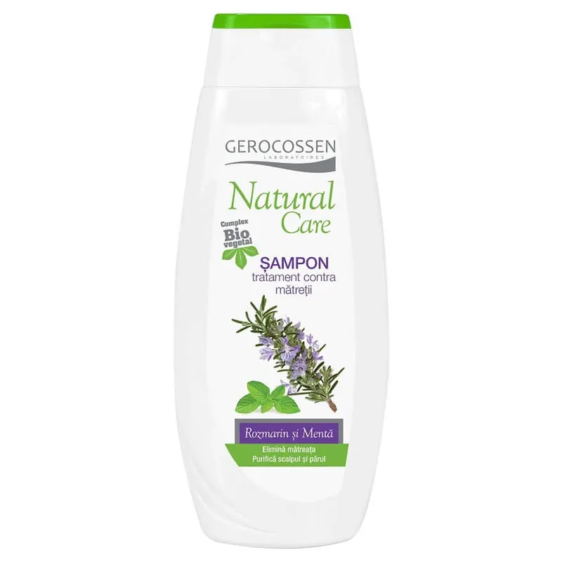 Sampon contra matretii parului cu rozmarin si menta, 400 ml, Gerocossen Cel mai vândut