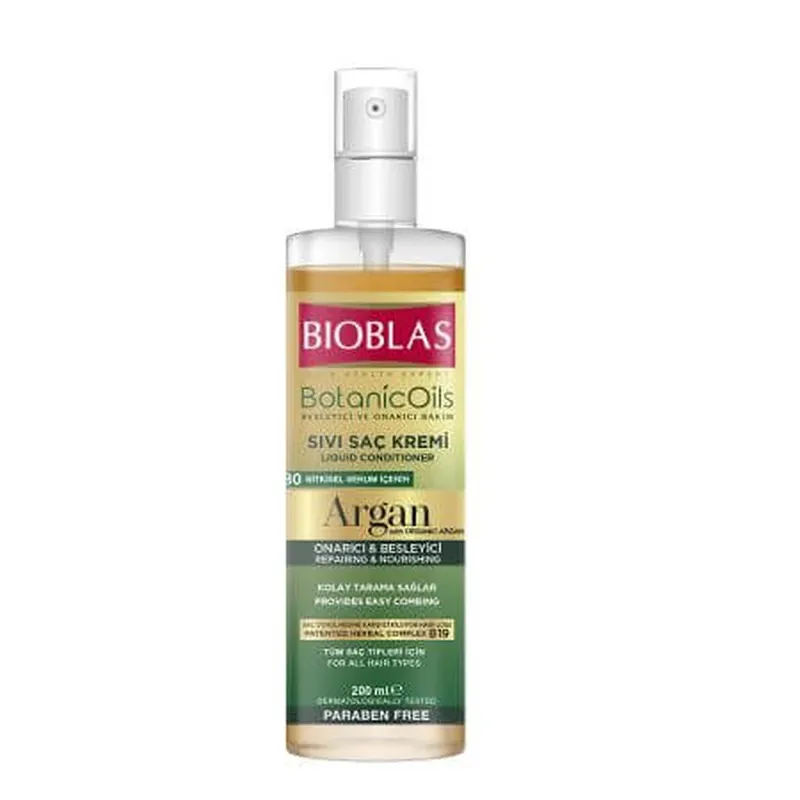 Plată securizată Balsam pentru par Lichid Argan Oil, 200 ml, Bioblas