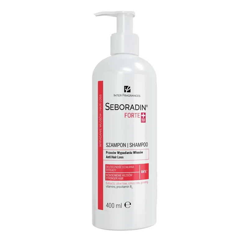 Seboradin Forte, 400 ml - șampon împotriva căderii părului, Inter Fragances Lara Ofertă limitată
