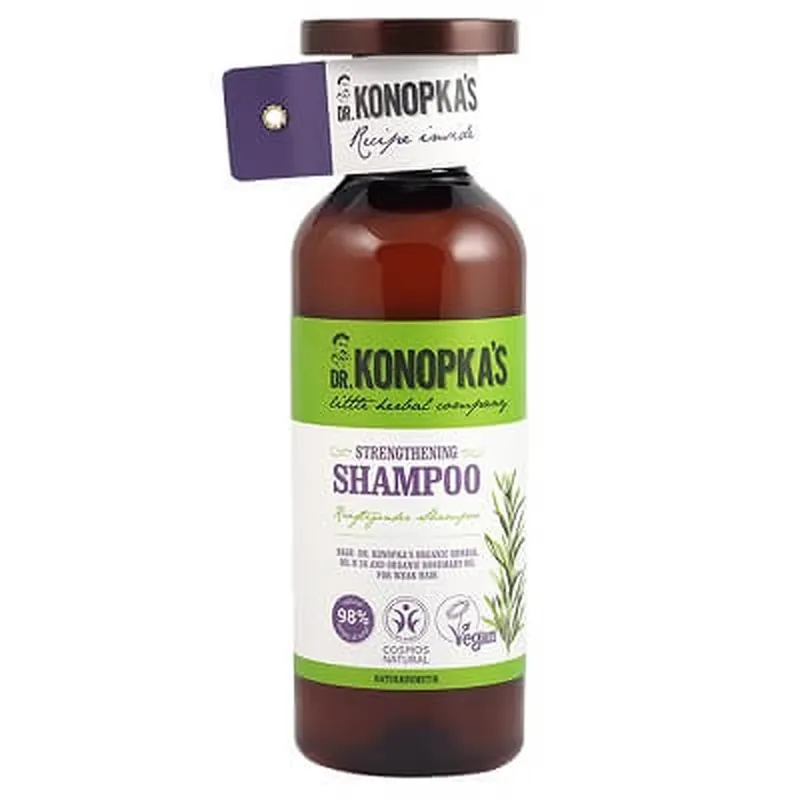 Cel mai vândut Șampon pentru întărirea firului de păr, 500 ml, Dr. Konopkas