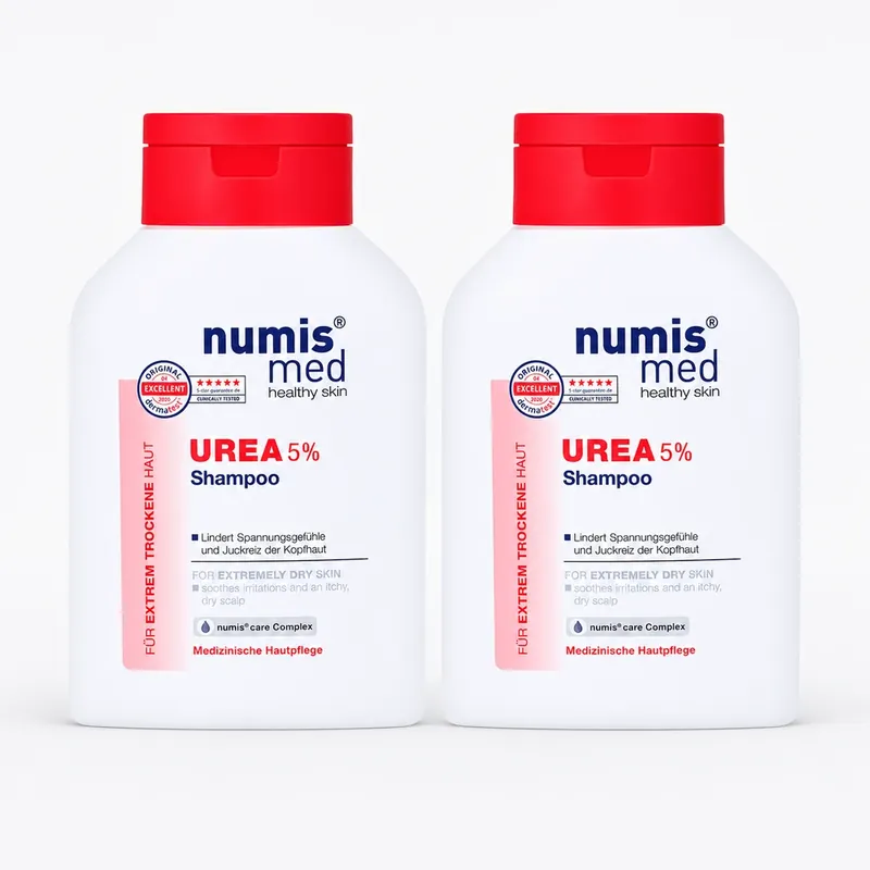 Preferatul clienților Numis med Șampon uree 5% 2x200 ml