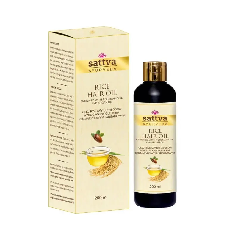 Ulei de ceară de orez Sattva, 200ml Doar azi