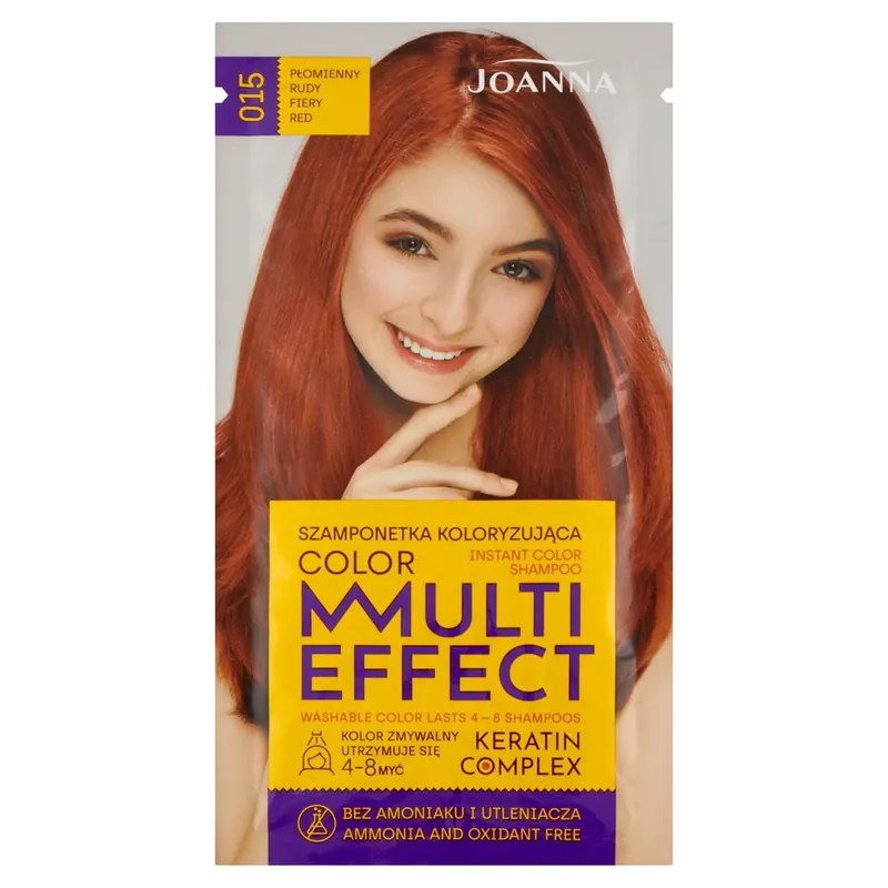 Șampon Joanna Multi Effect Color 015 Pomienny Rudy, 35g Retur gratuit