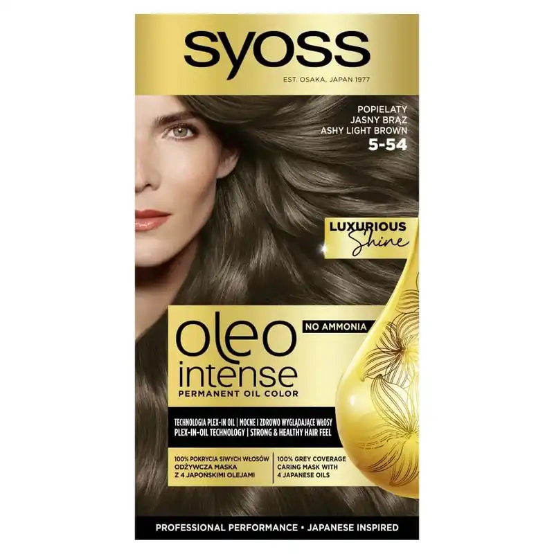 Syoss Oil Permanent Hair Colour 5-54 Ash Light Brown Bestseller