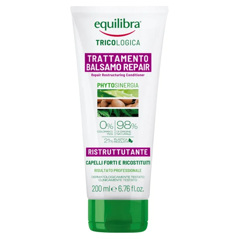 Equilibra Tricologica, Balsam restructurant restaurator, 200 ml Disponibil imediat