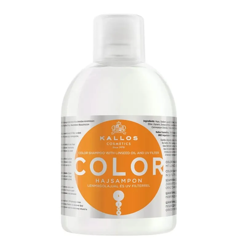 Șampon de culoare Kallos KJMN pentru păr vopsit, 1000 ml Livrare rapidă
