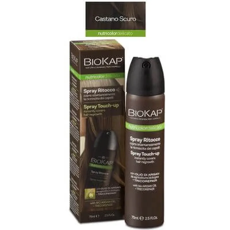 Bios line biokap nutridel spray pentru retușuri maro închis 75 ml Noutate