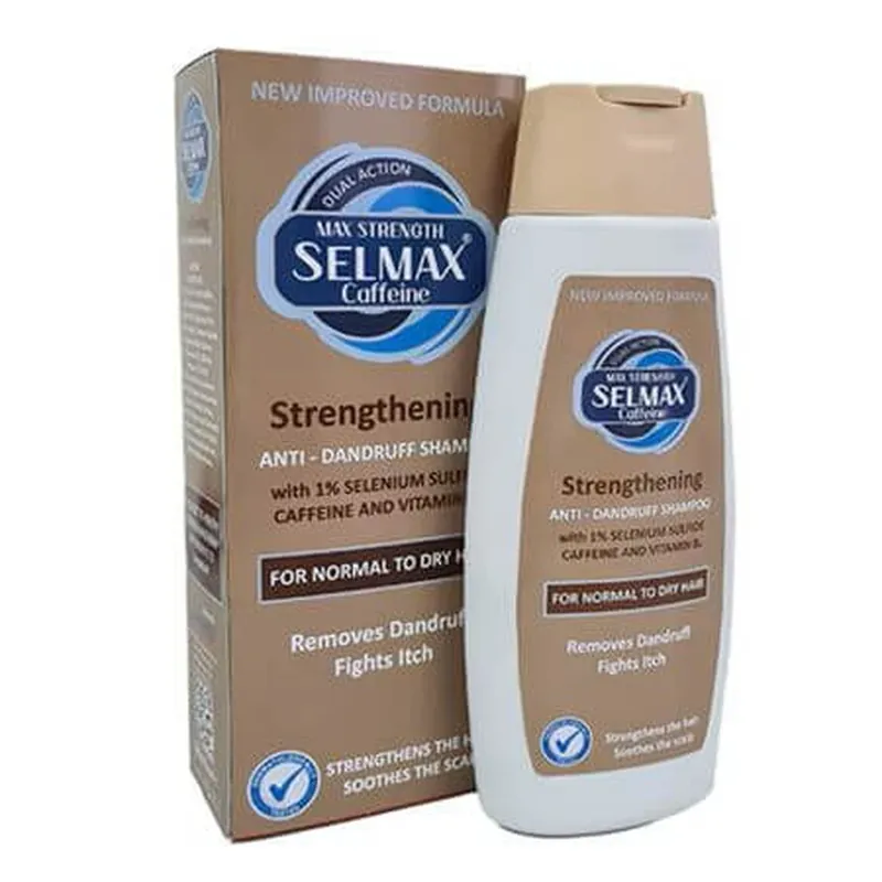 Sampon anti-matreata cu cafeina si vitamina B3 Selmax Strengthening, 200 ml, Advantis Retur gratuit