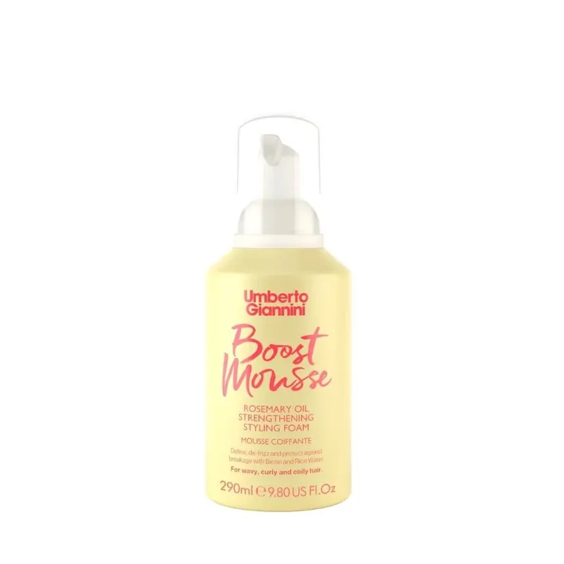 Spuma fortifianta pentru styling cu ulei de rozmarin Strong Curls, 290 ml, Umberto Giannini Doar azi