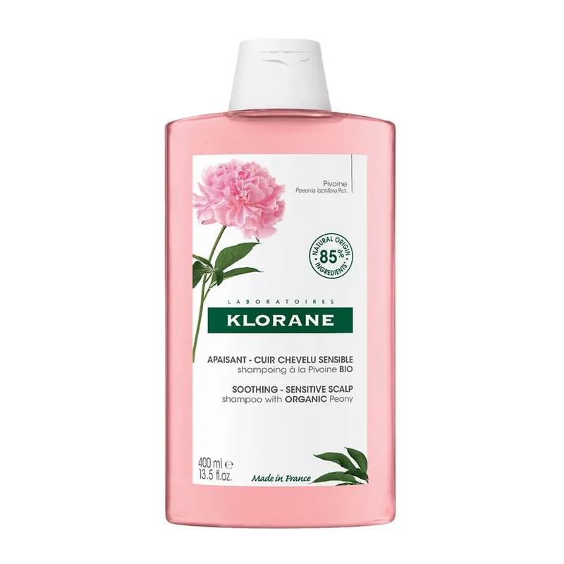 Reducere Șampon Klorane Peony Soothing pentru scalp organic sensibil 400ml