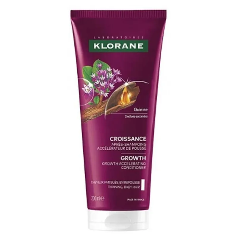 Discount Klorane Creștere Balsam pentru păr cu chinina, care accelerează creșterea, 200 ml