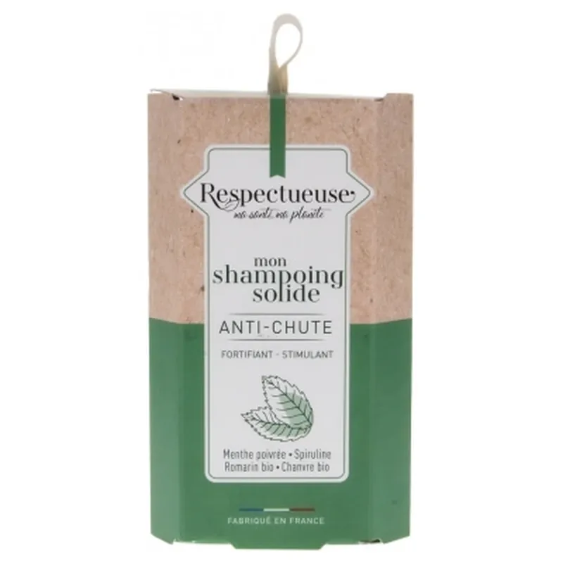 Șampon solid anti-cădere Respectueuse, 75 g Cumpărături sigure