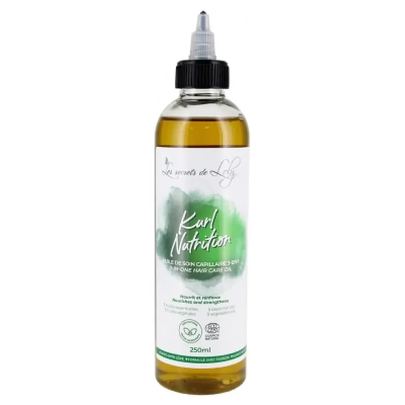 Les Secrets de Loly Ulei de îngrijire a părului 3 în 1, hrănitor, organic, 250 ml Livrare rapidă