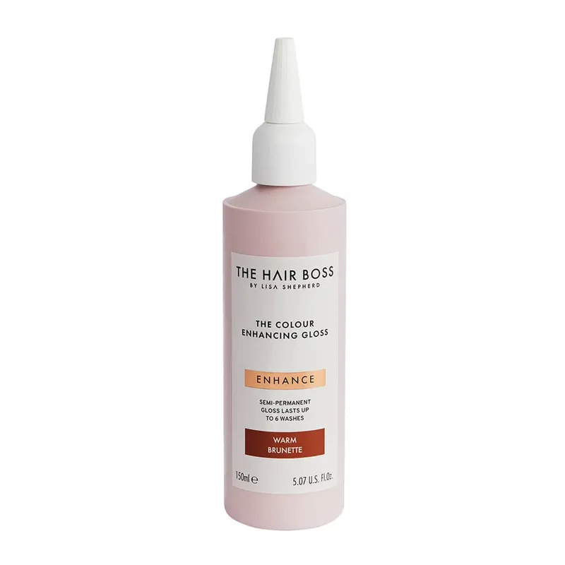 Retur gratuit The Hair Boss Warm Brunette iluminator de păr închis, 150ml