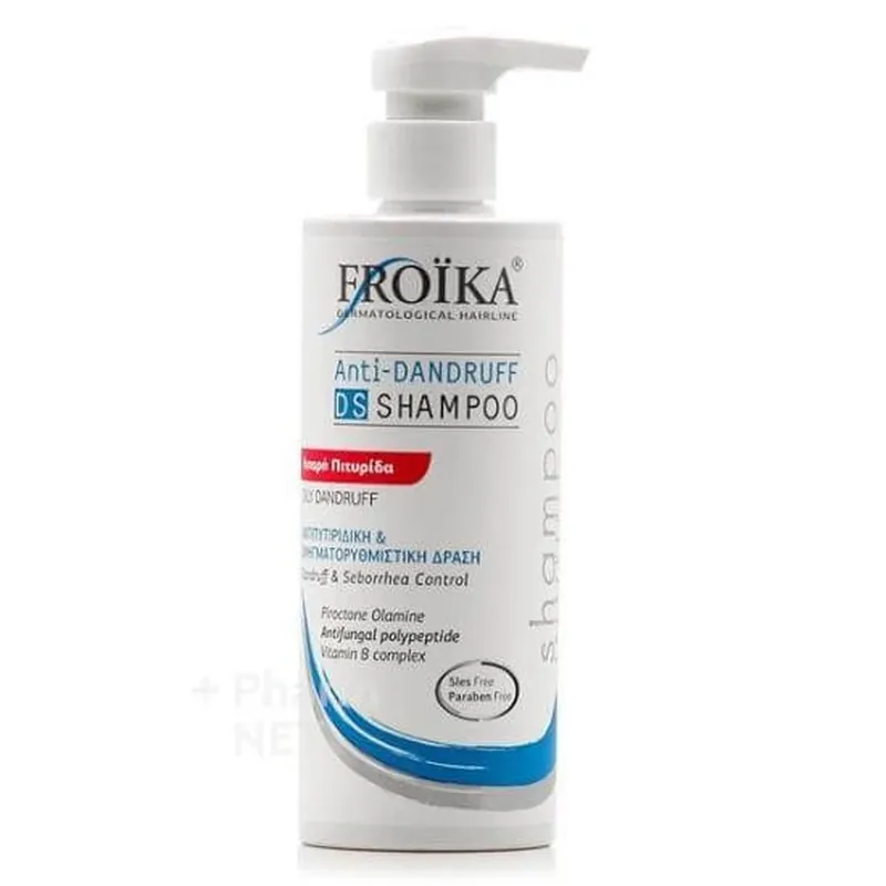 FROIKA Anti-mătreață Ds Șampon împotriva mătreții pentru păr gras 400ml Doar azi