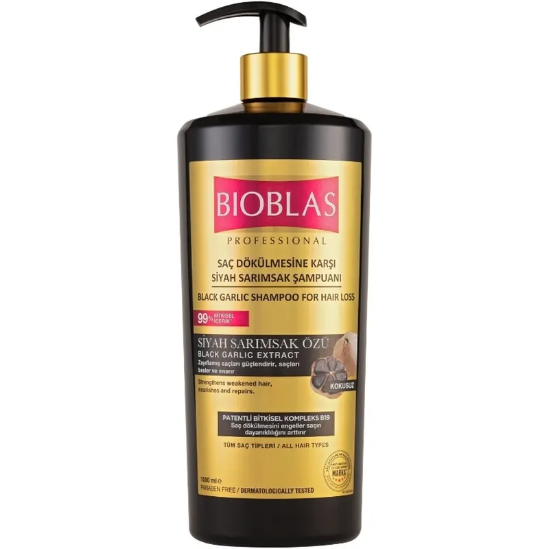 Expediere rapidă Bioblas Șampon de întărire cu usturoi negru împotriva ...