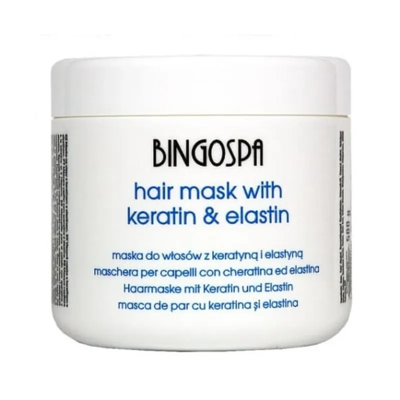 BINGOSPA masca de par keratina cu elastina 500 g Doar azi