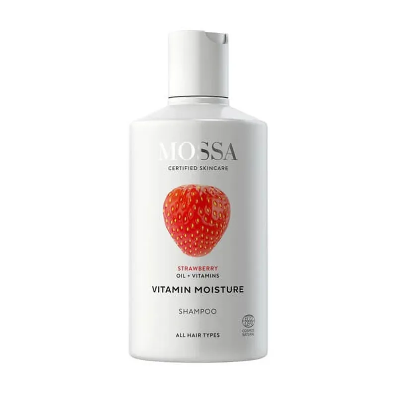Mossa, Șampon hidratant cu vitamine și extract de căpșuni, 300 ml Expediere rapidă