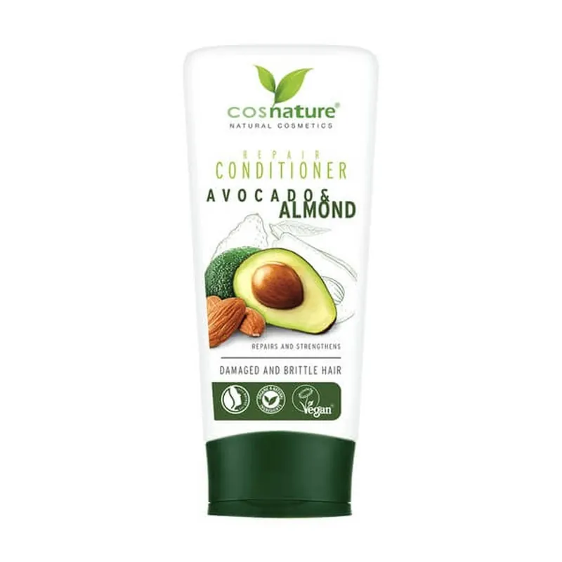Cosnature, balsam de păr regenerant natural cu avocado și migdale, 250 ml Comandă acum