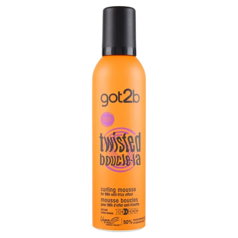Vezi acum Got2b Twisted - spumă pentru bucle cu definiție anti-frizz și protecție termică 250 ml